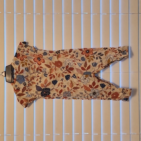 Old Navy Multicolor Floral Baby Romper Size 6-12 Months - Picture 7 of 7